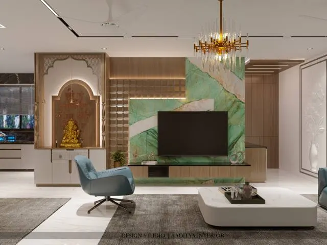 Apartment interior design – Golden Heaven, Varachha, Surat (view 5)