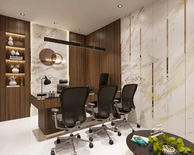 Jewellery Showroom & Office interior design – Gopinath Jewellers, Surat (view 2)
