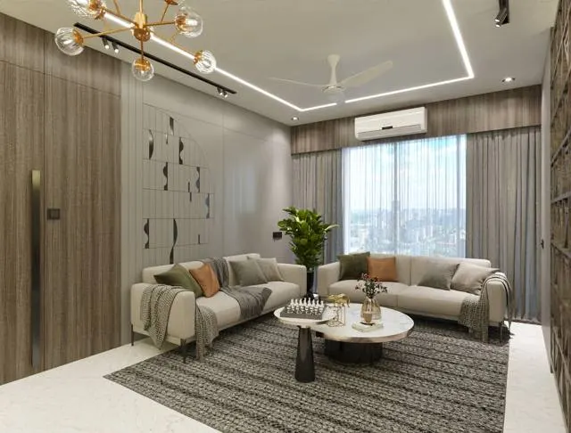 Apartment interior design – Alexa Residence, Surat (view 6)