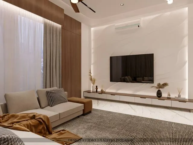 Apartment interior design – Goti Residence, Surat (view 2)