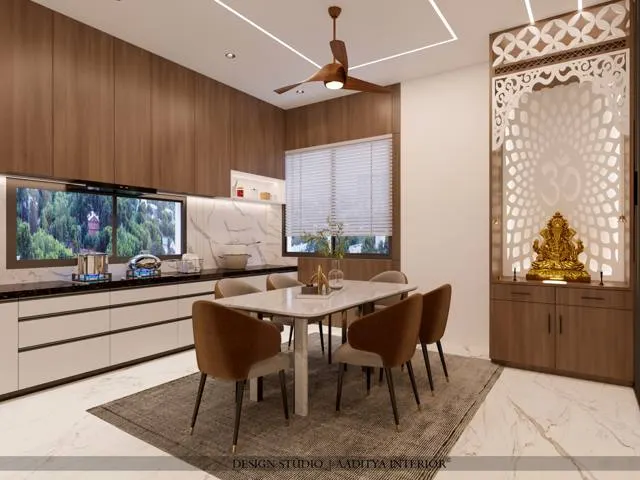 Apartment interior design – Goti Residence, Surat (view 3)