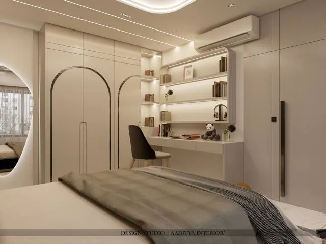 Apartment interior design – Kesar Heights, Surat (view 3)