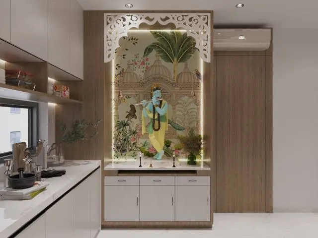 Apartment interior design – Krushal Residence, Surat (view 4)