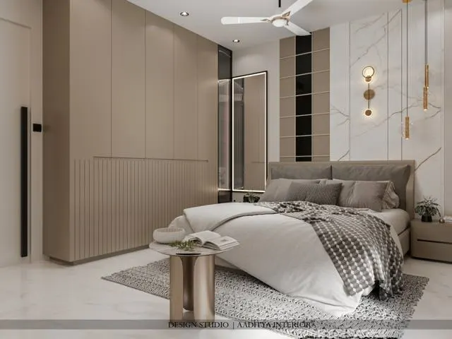 Apartment interior design – Krushal Residence, Surat (view 5)