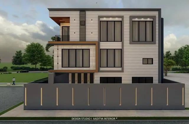 Bungalow & Elevation interior design – Modern Bungalow, Ahmedabad (view 8)