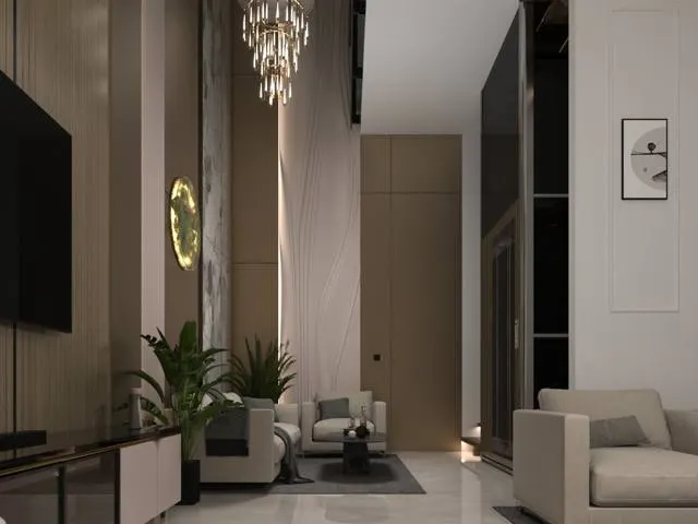 Bungalow & Elevation interior design – Modern Bungalow, Ahmedabad (view 12)