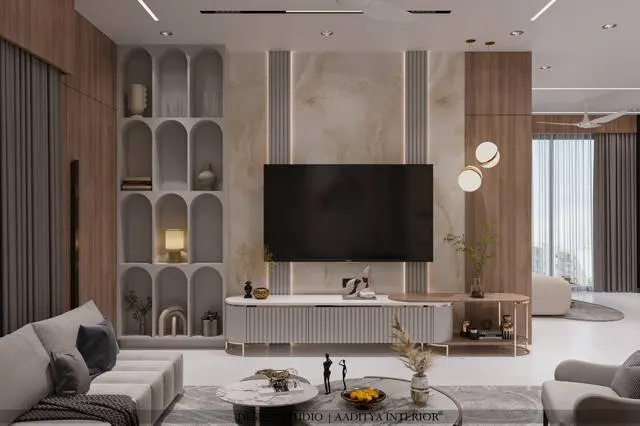 Apartment interior design – Raghu Residence, Surat (view 2)