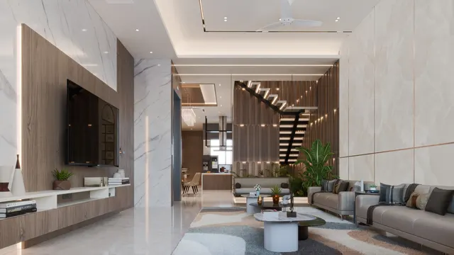Bungalow interior design – Ankleshwar Bungalow, Ankleshwar (view 6)