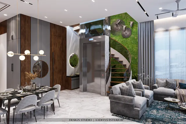 Bungalow interior design – Avadh 124, Surat (view 2)