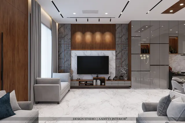 Bungalow interior design – Avadh 124, Surat (view 5)