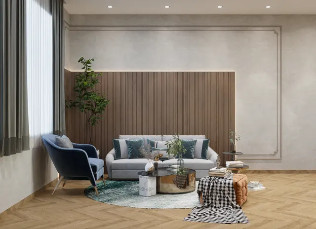 Bungalow interior design – Avadh 124, Surat (view 7)