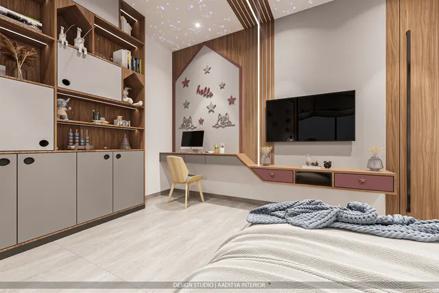 Bungalow interior design – Avadh 124, Surat (view 11)