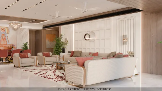 Luxury Apartment interior design – Avadh Bertina, Surat (view 2)