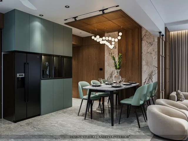 Apartment interior design – Avkash 1204, Surat (view 2)
