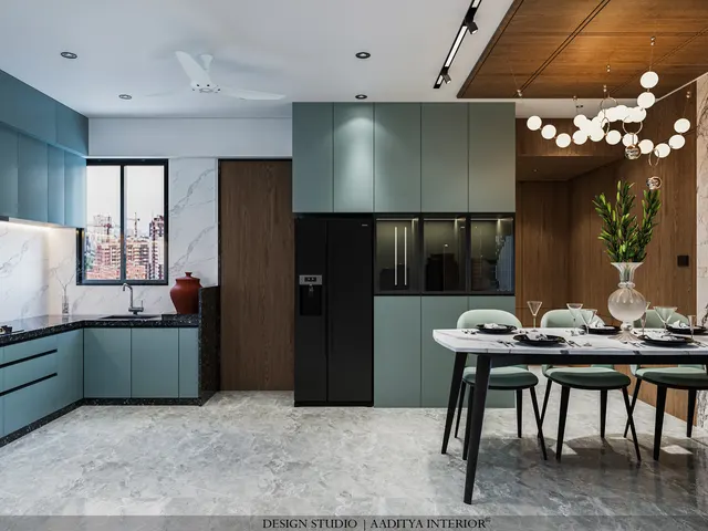 Apartment interior design – Avkash 1204, Surat (view 4)