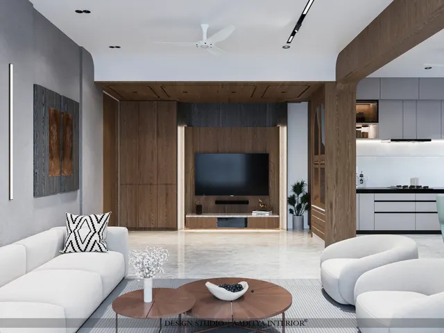 Apartment interior design – Avkash 1204, Surat (view 5)