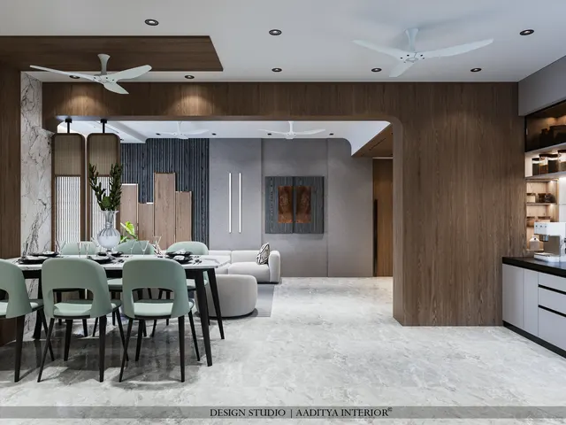 Apartment interior design – Avkash 1204, Surat (view 6)