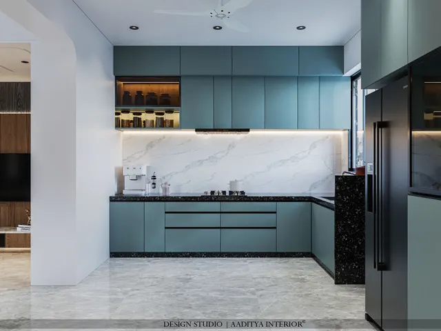 Apartment interior design – Avkash 1204, Surat (view 7)