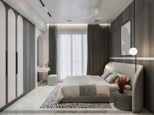 Apartment interior design – Avkash 1204, Surat (view 12)