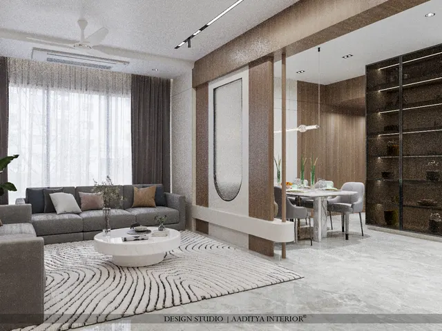 Apartment interior design – Avkash 1301, Surat (view 5)