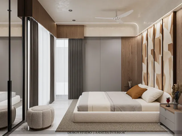 Apartment interior design – Avkash 1301, Surat (view 7)