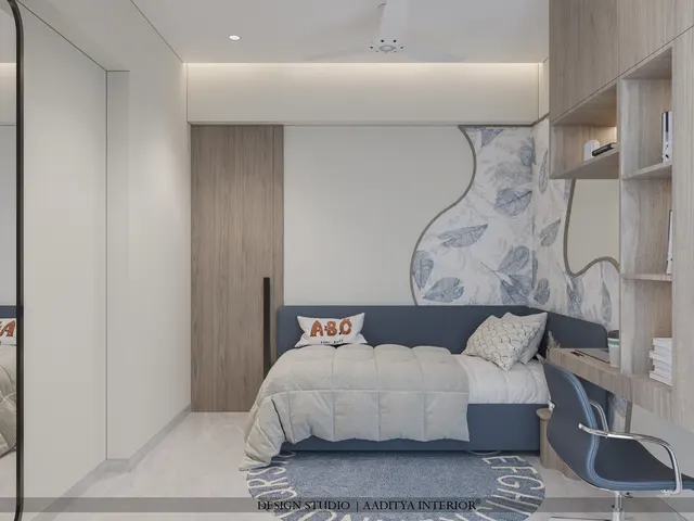 Apartment interior design – Avkash 1301, Surat (view 11)