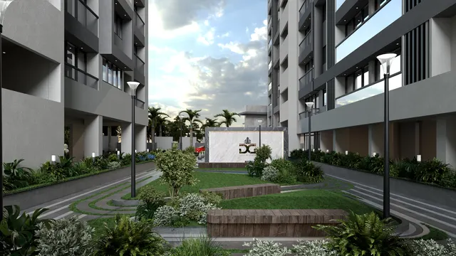 Residential Towers interior design – Avkash Residences, Surat (view 3)