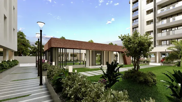 Residential Towers interior design – Avkash Residences, Surat (view 4)