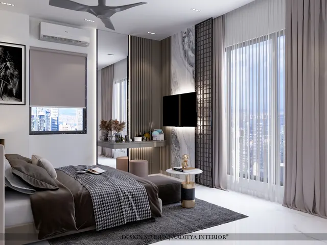 Residential Towers interior design – Avkash Residences, Surat (view 6)