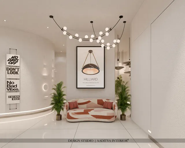 Retail Showroom interior design – Lighting Showroom, Katargam, Surat (view 5)
