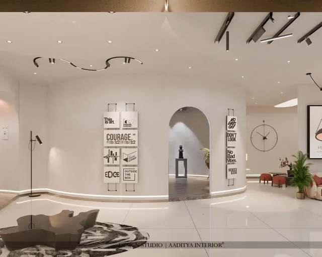 Retail Showroom interior design – Lighting Showroom, Katargam, Surat (view 6)