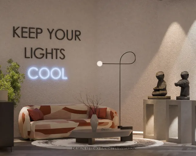 Retail Showroom interior design – Lighting Showroom, Katargam, Surat (view 7)
