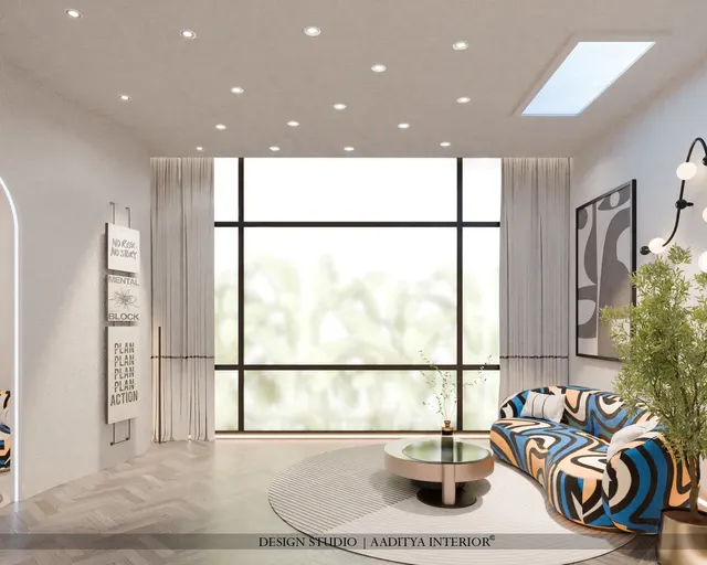 Retail Showroom interior design – Lighting Showroom, Katargam, Surat (view 10)