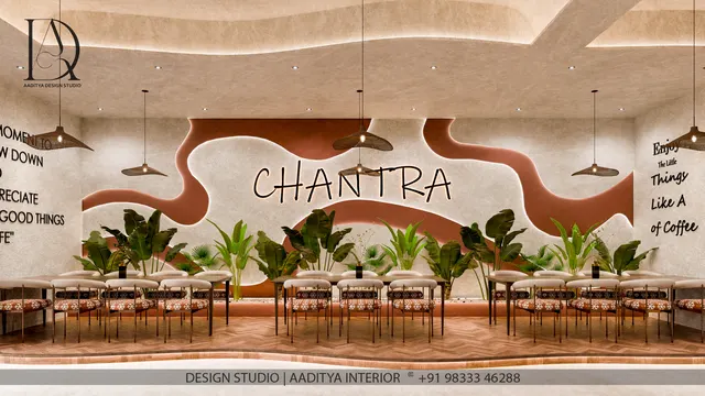 Café & Restaurant interior design – Chantra Café, India (view 2)