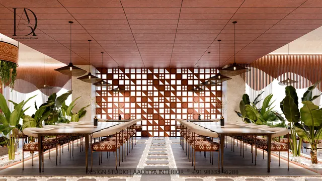 Café & Restaurant interior design – Chantra Café, India (view 4)