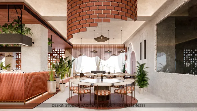 Café & Restaurant interior design – Chantra Café, India (view 11)