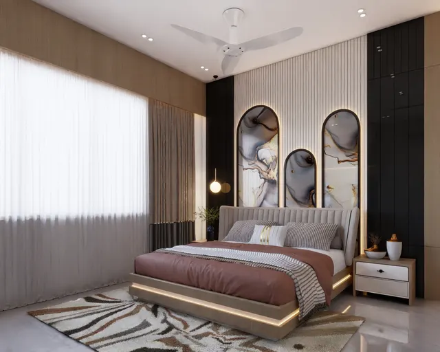 Bungalow & Elevation interior design – Circle Facade Residence, Surat (view 7)
