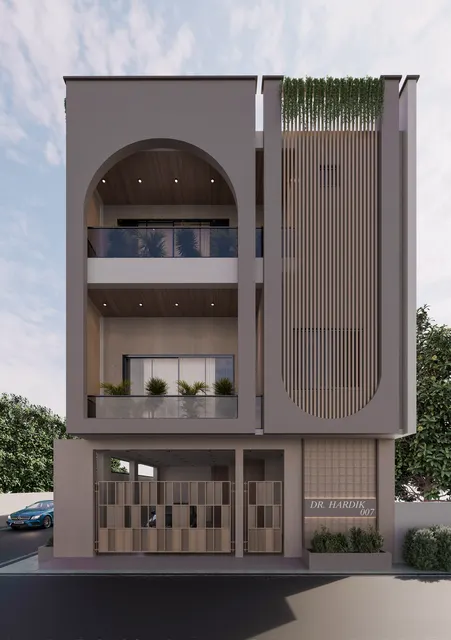 Bungalow & Elevation interior design – Modern Bungalow & Elevations, Surat (view 4)