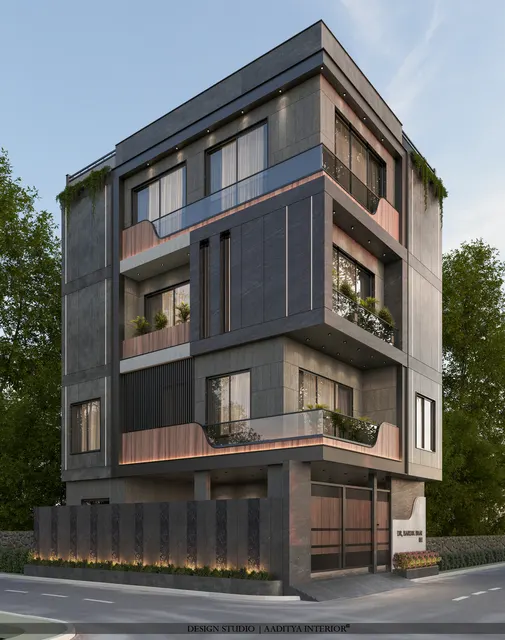 Bungalow & Elevation interior design – Modern Bungalow & Elevations, Surat (view 5)