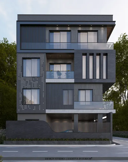 Bungalow & Elevation interior design – Modern Bungalow & Elevations, Surat (view 7)