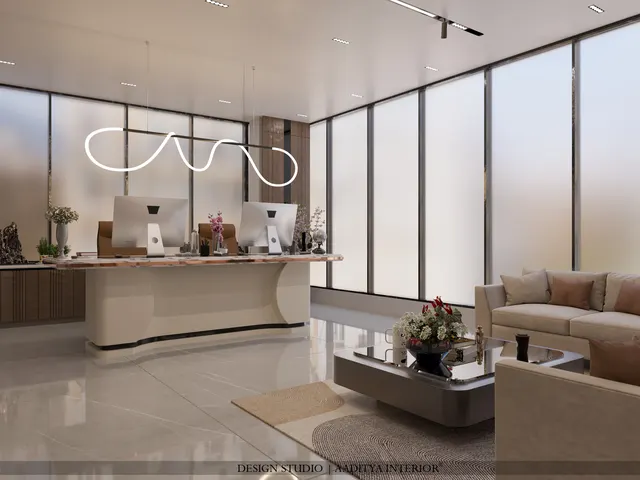 Office interior design – Director's Office Suite, Surat (view 2)