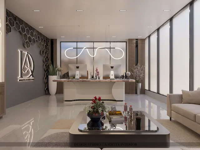 Office interior design – Director's Office Suite, Surat (view 4)