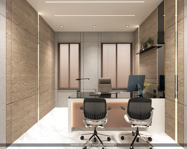 Office interior design – Corporate Office Suite, Surat (view 3)