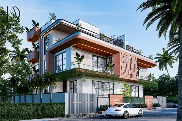 Elevation interior design – Residence Elevation, Ahmedabad, Ahmedabad (view 3)
