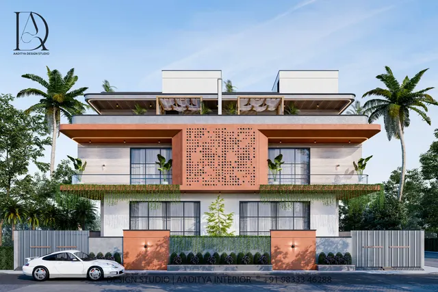 Elevation interior design – Residence Elevation, Ahmedabad, Ahmedabad (view 4)