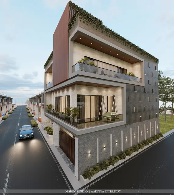 Elevation interior design – Residence Elevation, Ahmedabad, Ahmedabad (view 6)