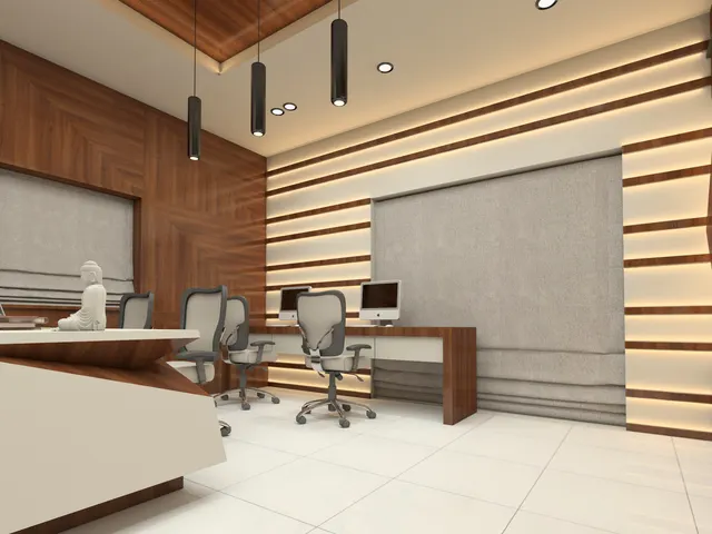 Office & Residence interior design – Executive Offices, Surat (view 4)