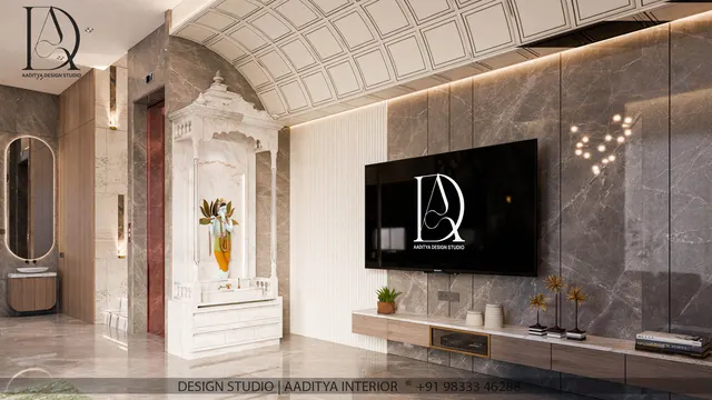 Apartment interior design – Gopin Rivera Residence, Surat (view 4)