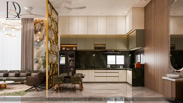 Apartment interior design – Gopin Rivera Residence, Surat (view 6)