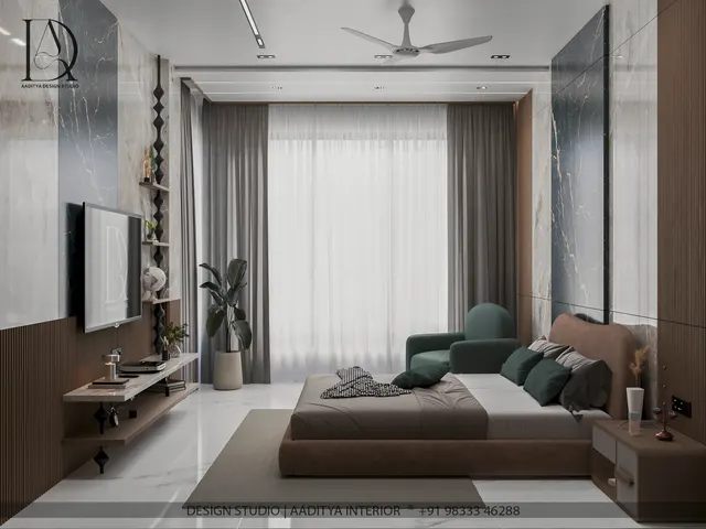 Apartment interior design – Gopin Rivera Residence, Surat (view 11)